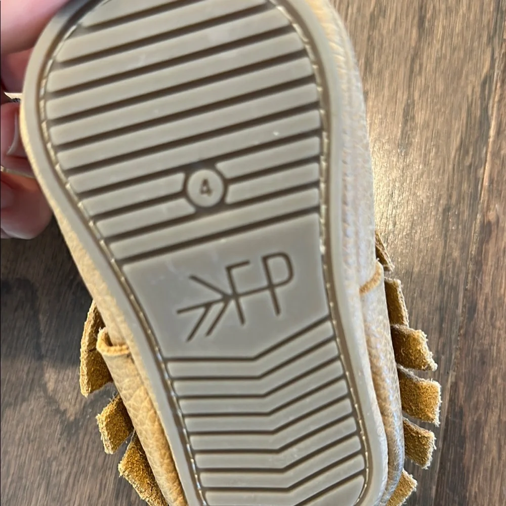 Freshly Picked Tan Moccasins with Fringe